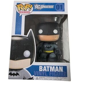 NIP Funko Pop Batman‎ DC Universe Heroes Vinyl Figure #01 Gray Black